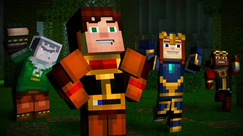Minecraft Story Mode Season 1: Main Cast Screenshot