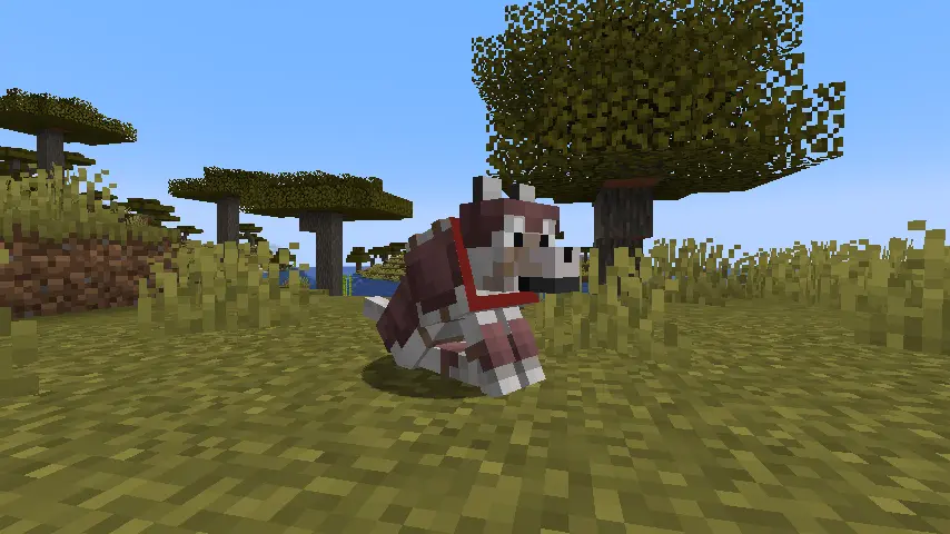 Minecraft Wolf Armor Screenshot