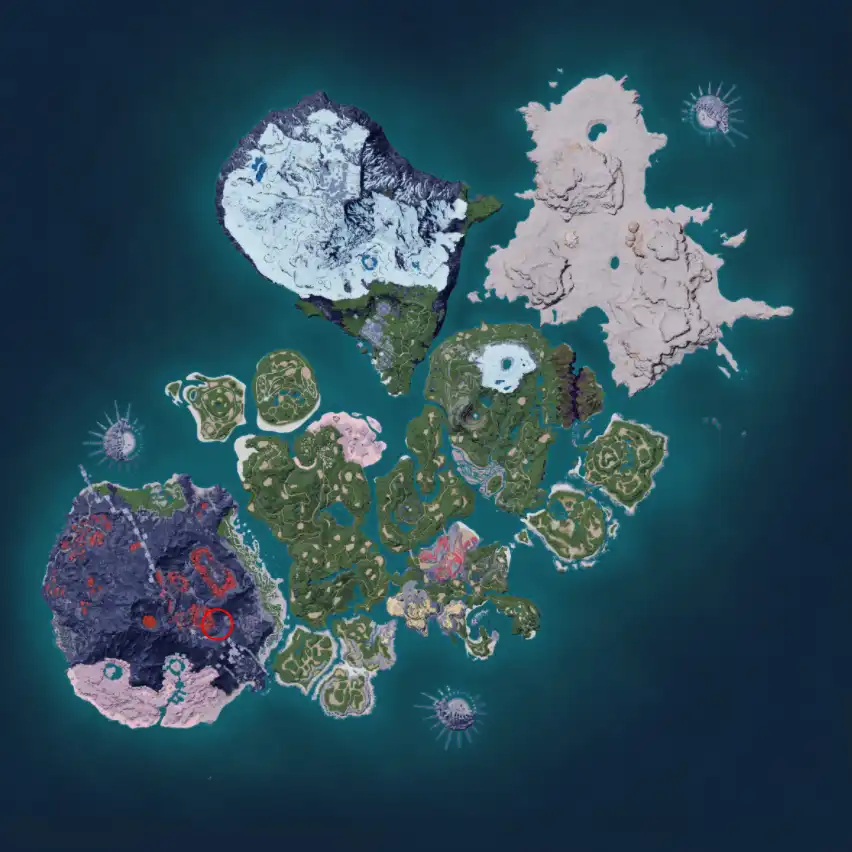 Palworld Alpha Blazamat Locations