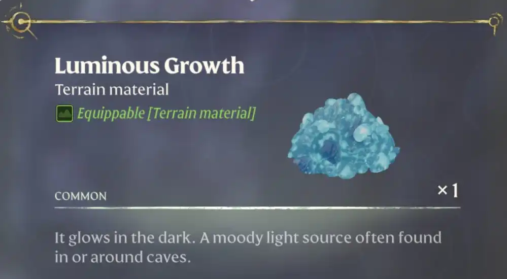 Enshrouded Luminous Growth