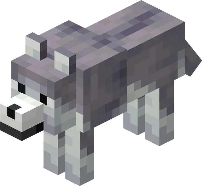 Minecraft Ashen Wolf