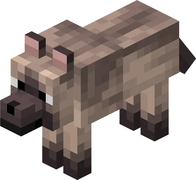 Minecraft Chestnut Wolf