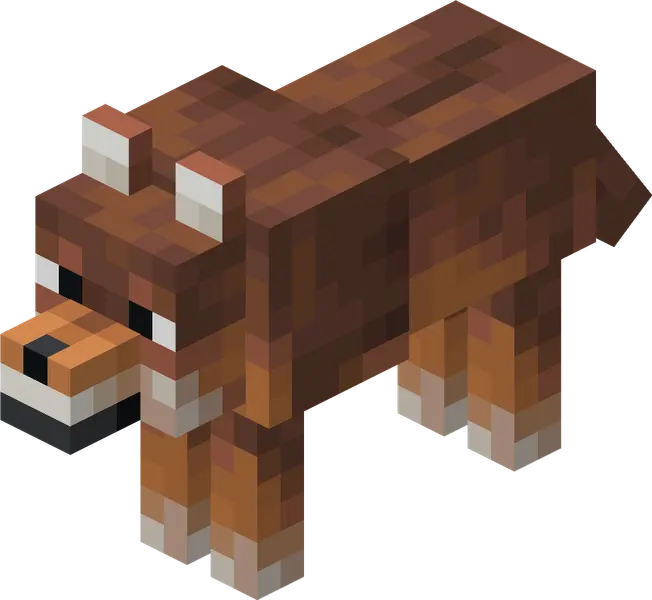 Minecraft Rusty Wolf