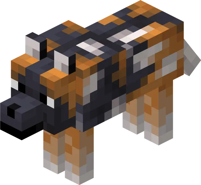 Minecraft Spotted Wolf
