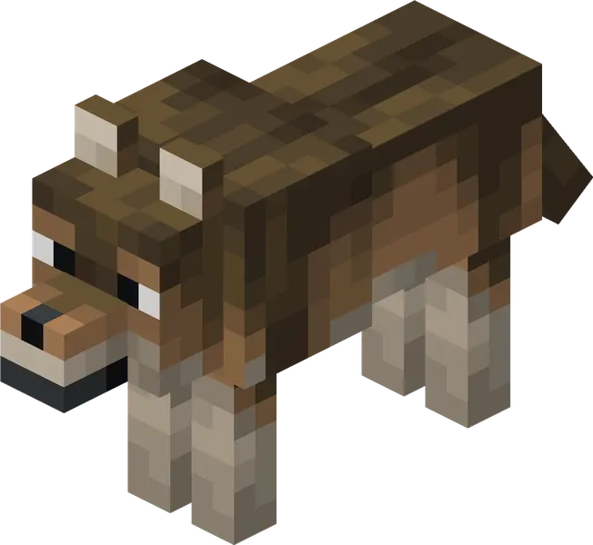 Minecraft Woods Wolf