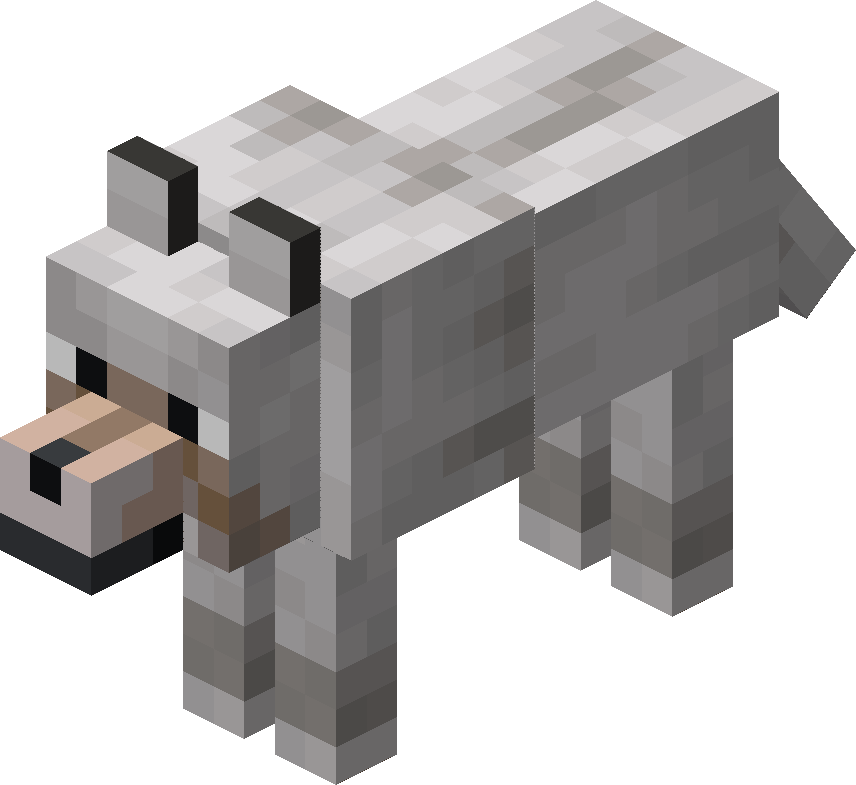 Minecraft Pale Wolf