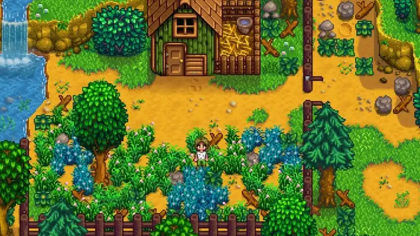 Stardew Valley Meadowlands Farm Blue Grass