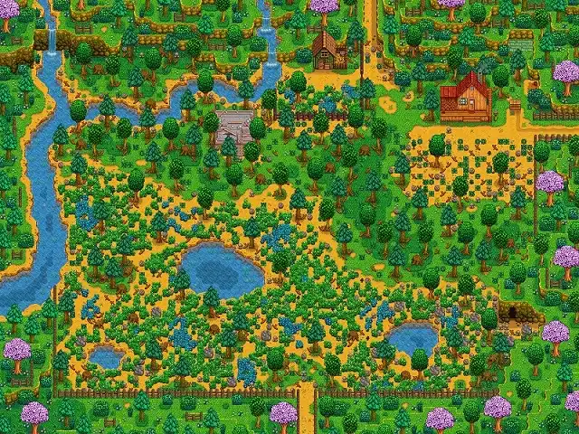 Stardew Valley Meadowlands Farm Layout