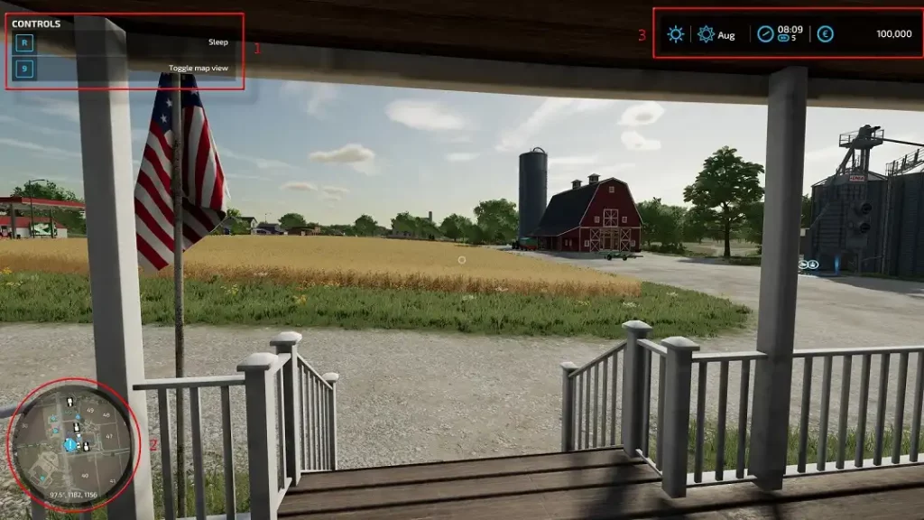 Farming Simulator 22 HUD