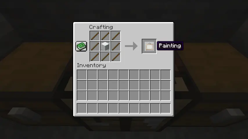 Minecraft 1.21 Painting Recipe