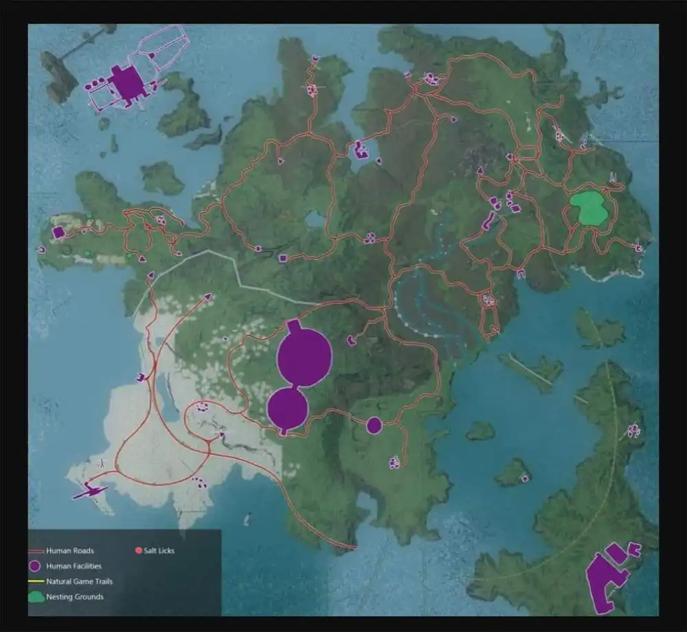 The Isle Gateway Map