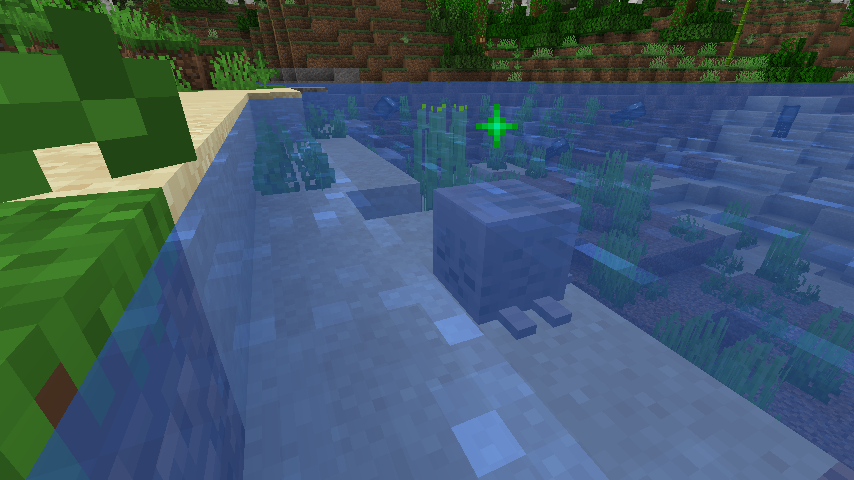 Minecraft Dried Ghast Block in Water Screenshot