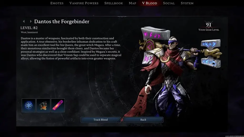 V Rising Dantos the Forgebinder