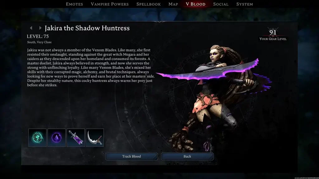 V Rising Jakira the Shadow Huntress