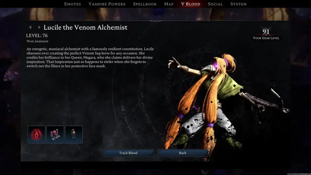 V Rising Lucile the Venom Alchemist