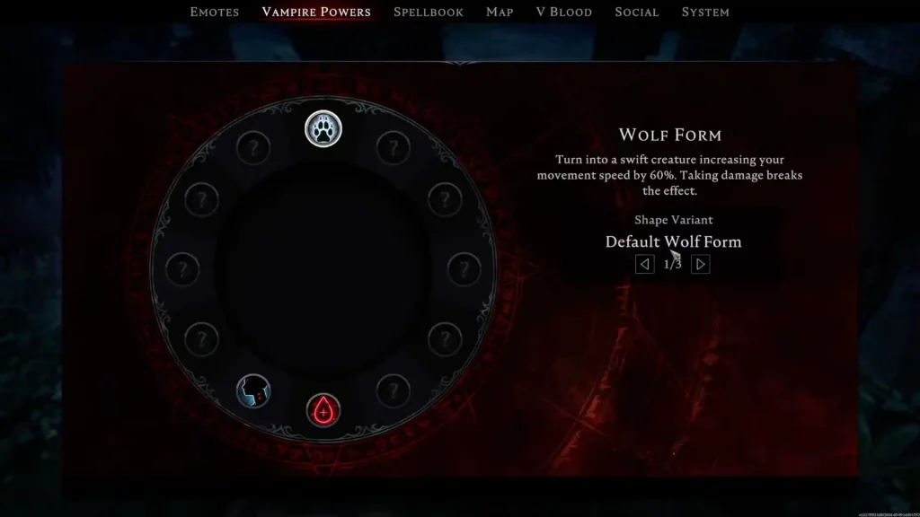 V Rising Wolf Form