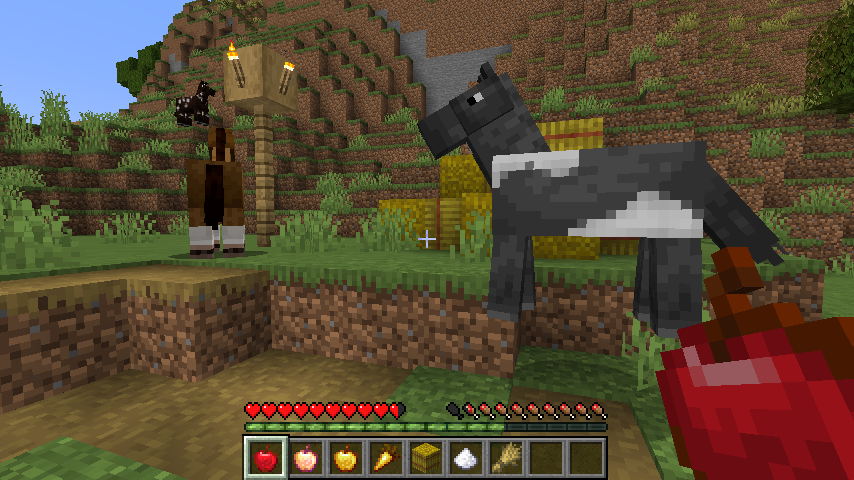 Minecraft Horses & Food Options Screenshot