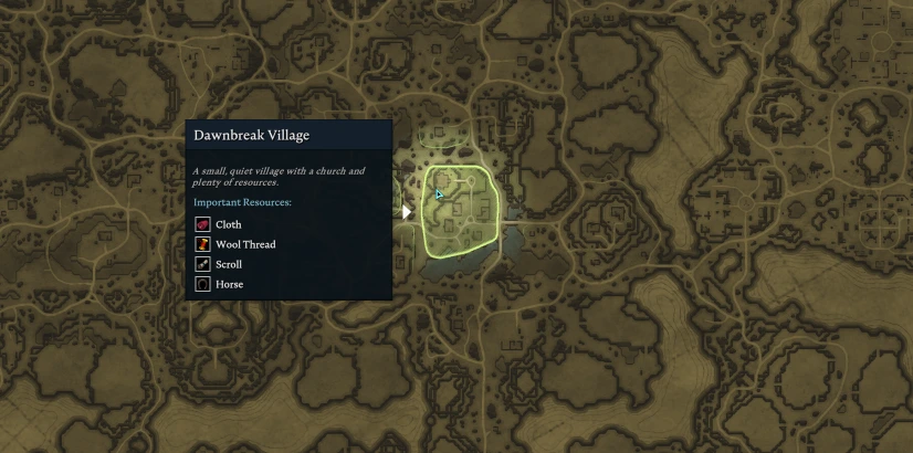 V Rising Berk Map Location screenshot