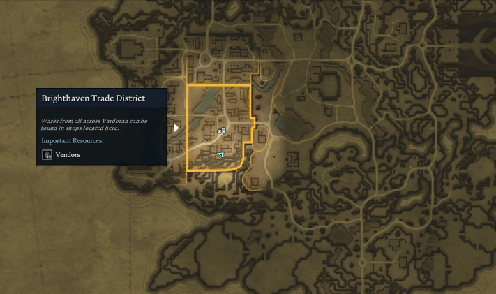 V Rising Ottar Merchant Map Location screenshot