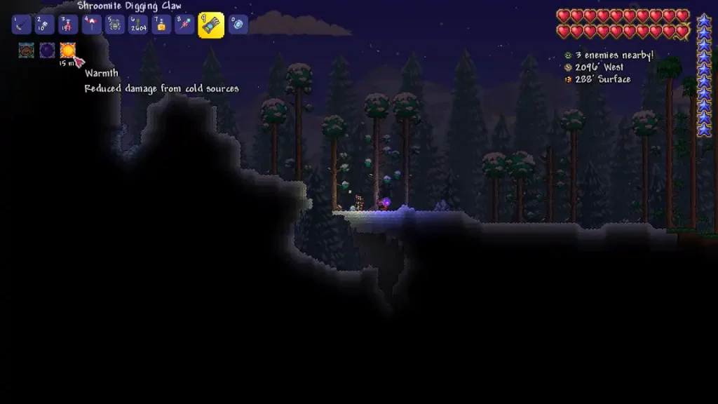 Terraria Warmth Potion Usage