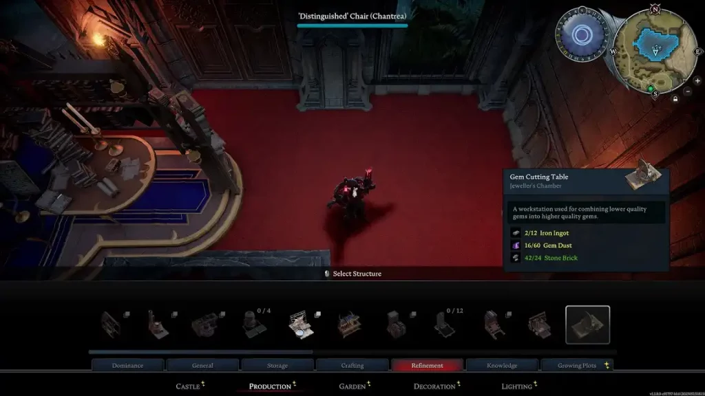 V Rising Gem Dust Crafting Recipe