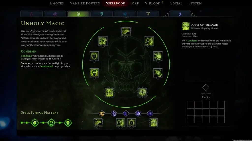 V Rising Necromancer Build Abilities