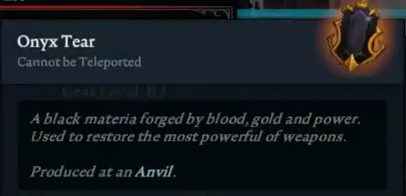 V Rising Onyx Tear