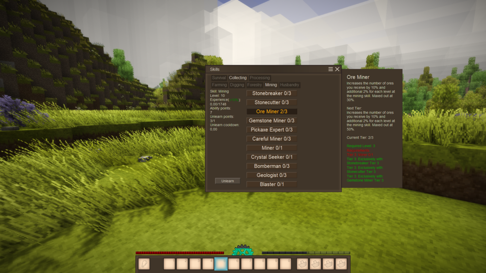XSkills UI Screenshot