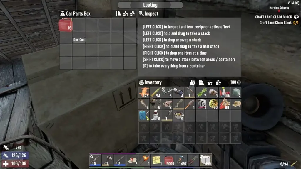 7 Days to Die Basic Resources