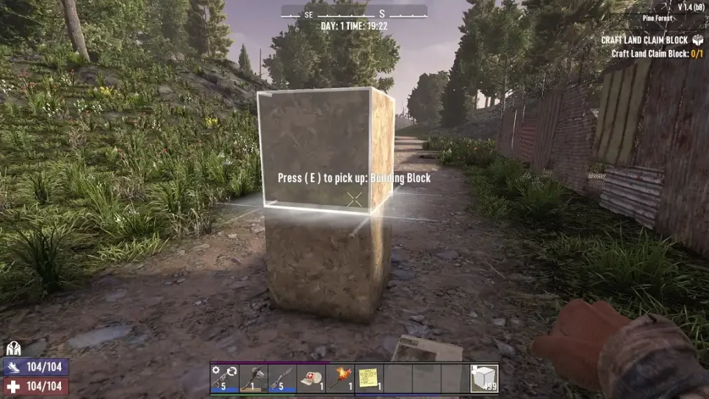 7 Days to Die Block Stability