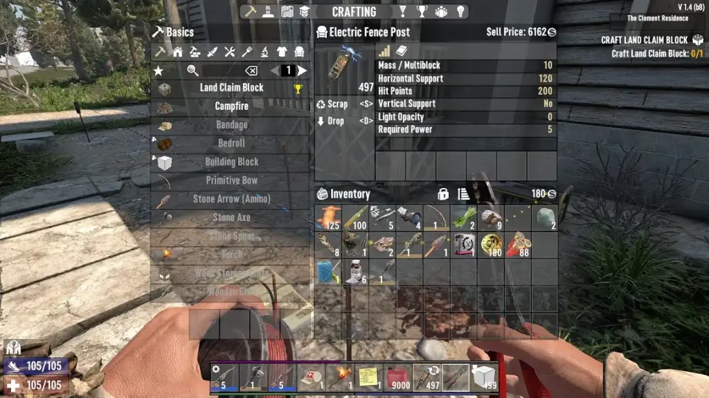 7 Days to Die Electric Fence Post