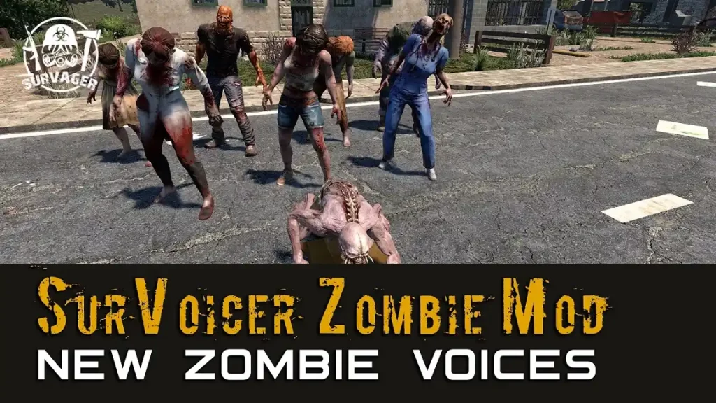 7 Days to Die More Different Zombie Sounds Mod