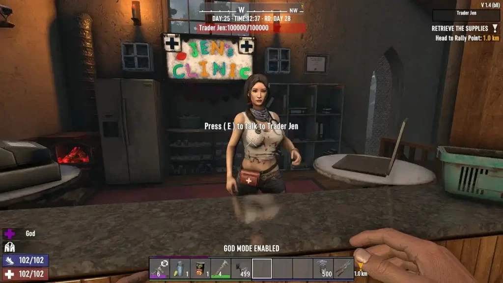 7 Days to Die Trader Restock Indicator