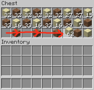 Minecraft Mouse Tweaks Mod Inventory Screenshot