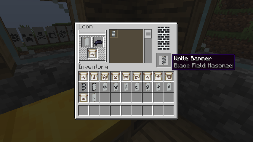 Minecraft Banner Patterns & Loom Screenshot