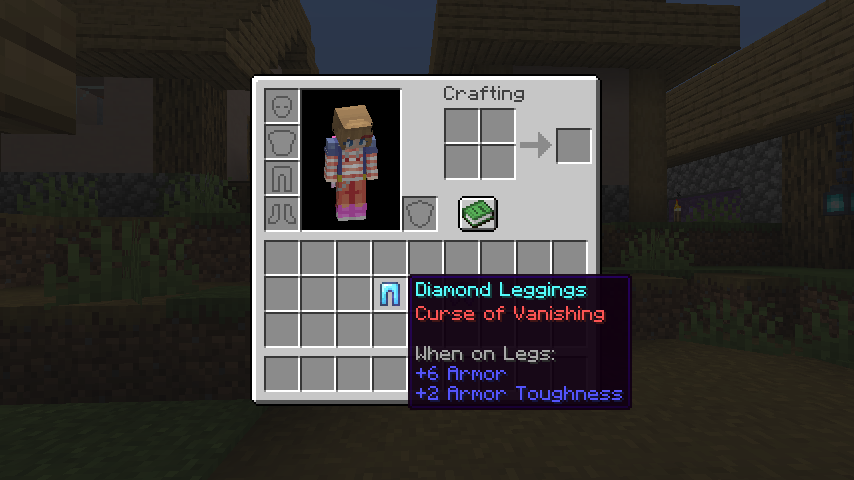 Minecraft Curse: Vanishing on Leggings Screenshot