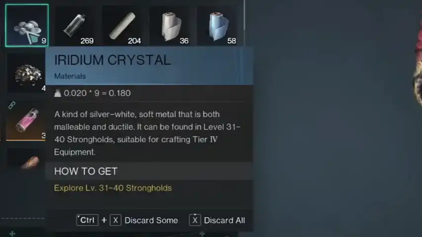 Once Human Iridium Crystal