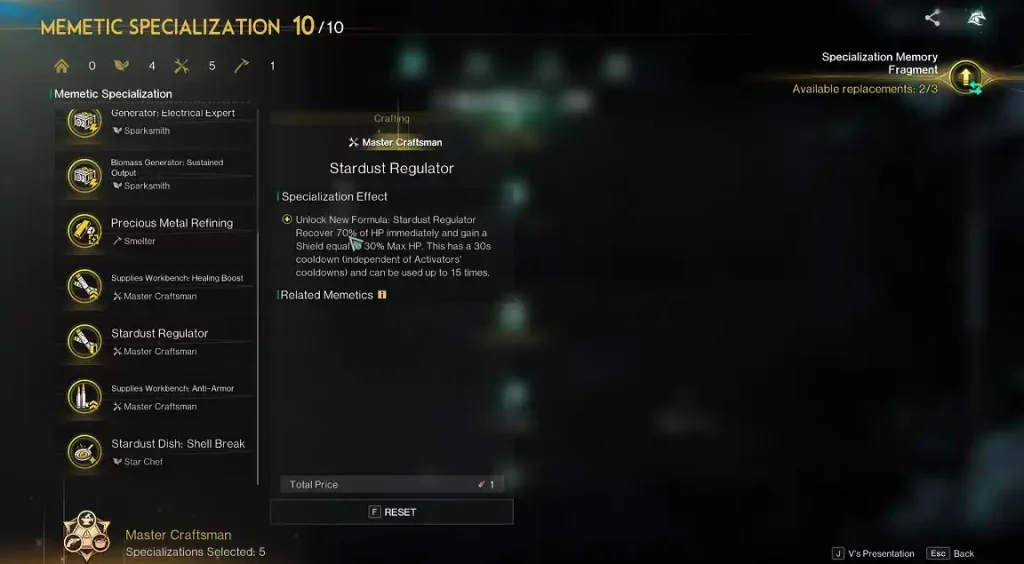 Once Human Stardust Regulator