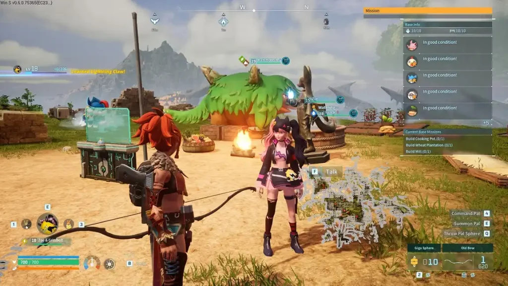 Palworld Zoe in Base