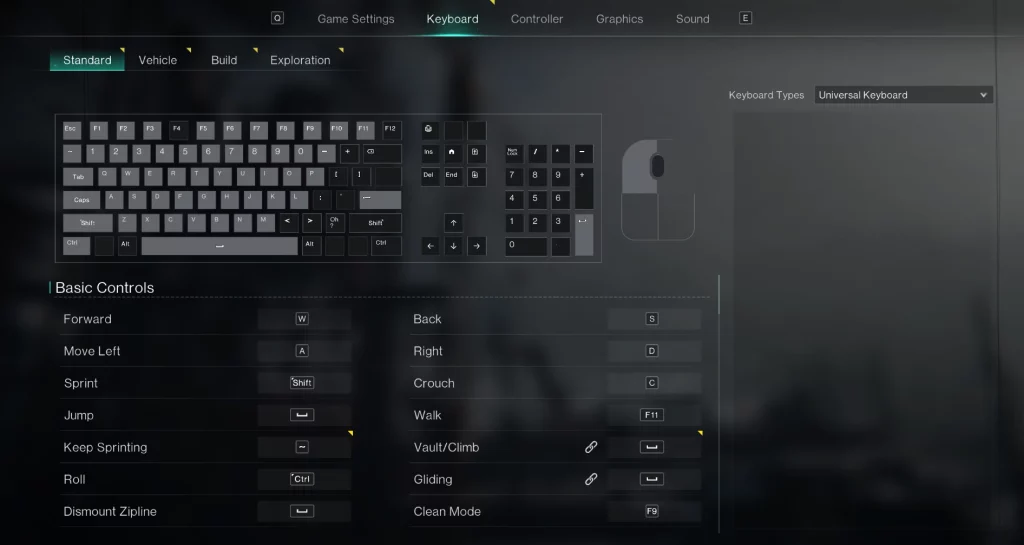 Once Human Mouse & Keyboard Controls screenshot