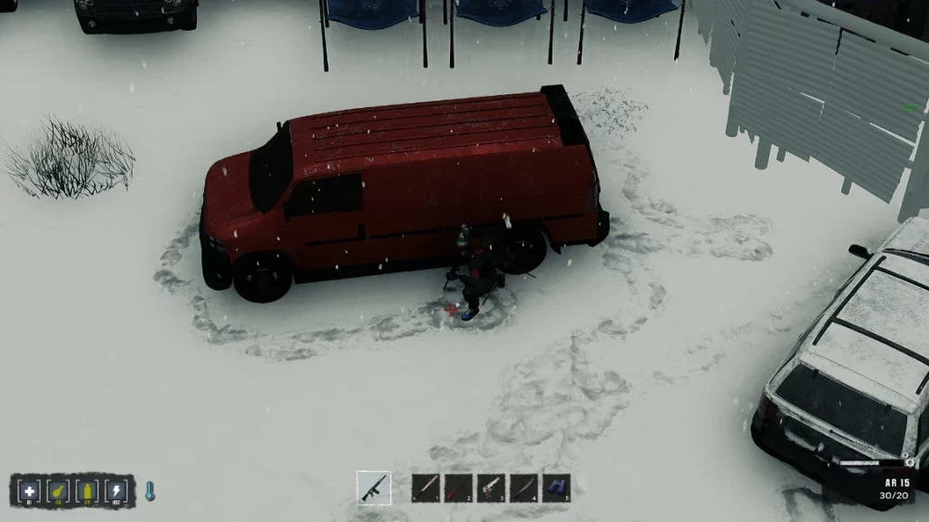HumanitZ snowy van screenshot