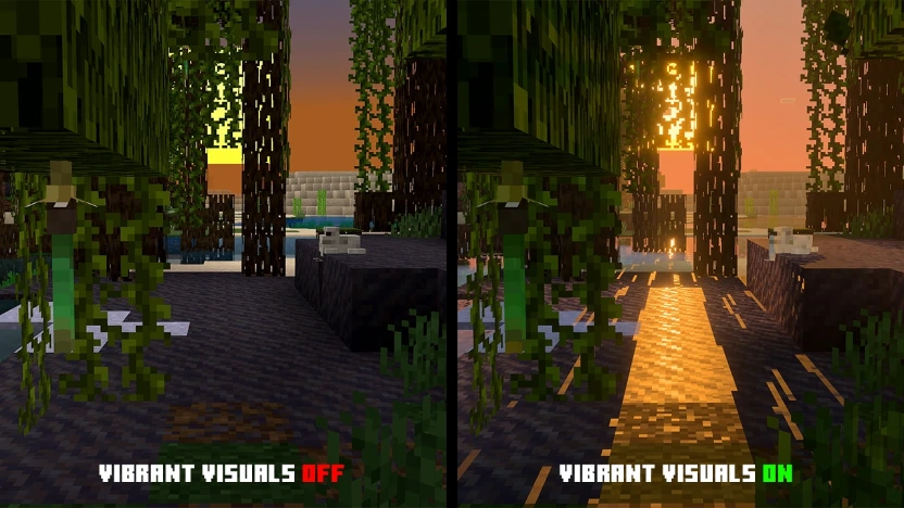 Minecraft Vibrant Visuals example screenshot