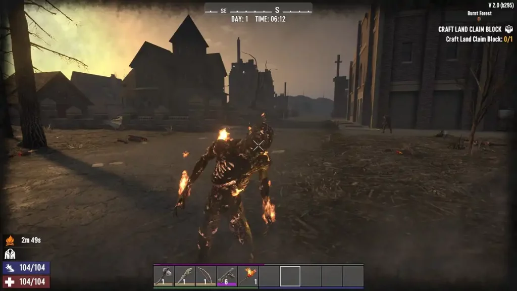 7 Days to Die Burnt Forest Zombies