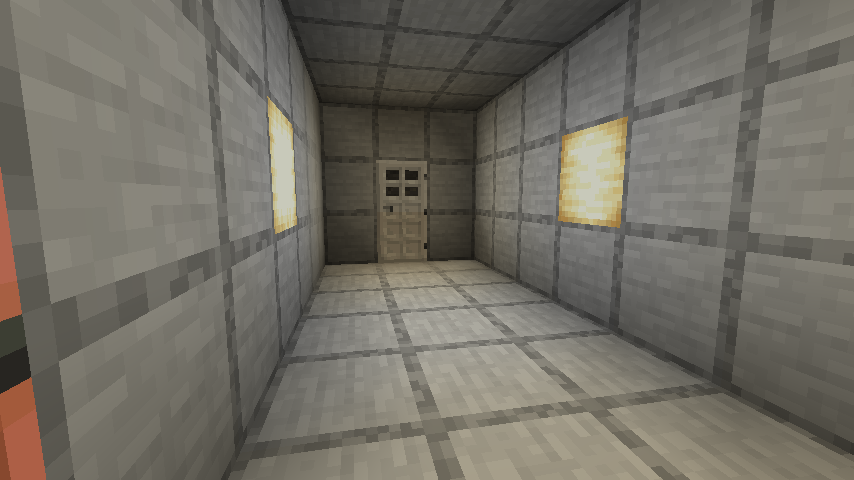 Minecraft Smooth Stone Hallway Screenshot