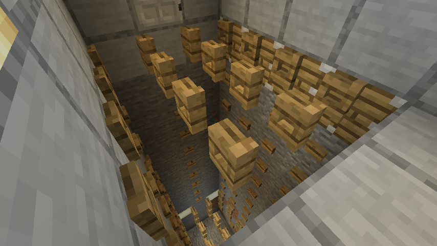 Minecraft Dripstone Fall Trap Screenshot