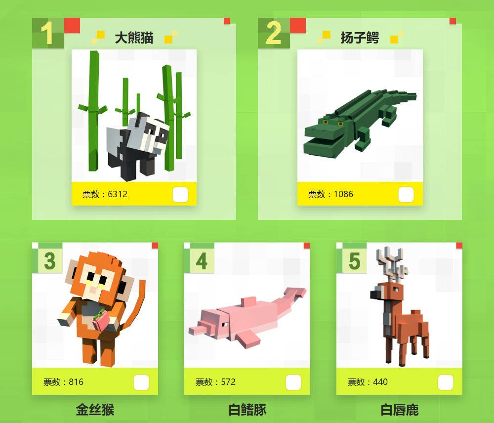 Minecraft China Mob Vote