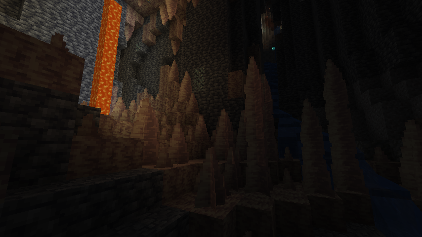 Minecraft Dripstone Cavern Screenshot