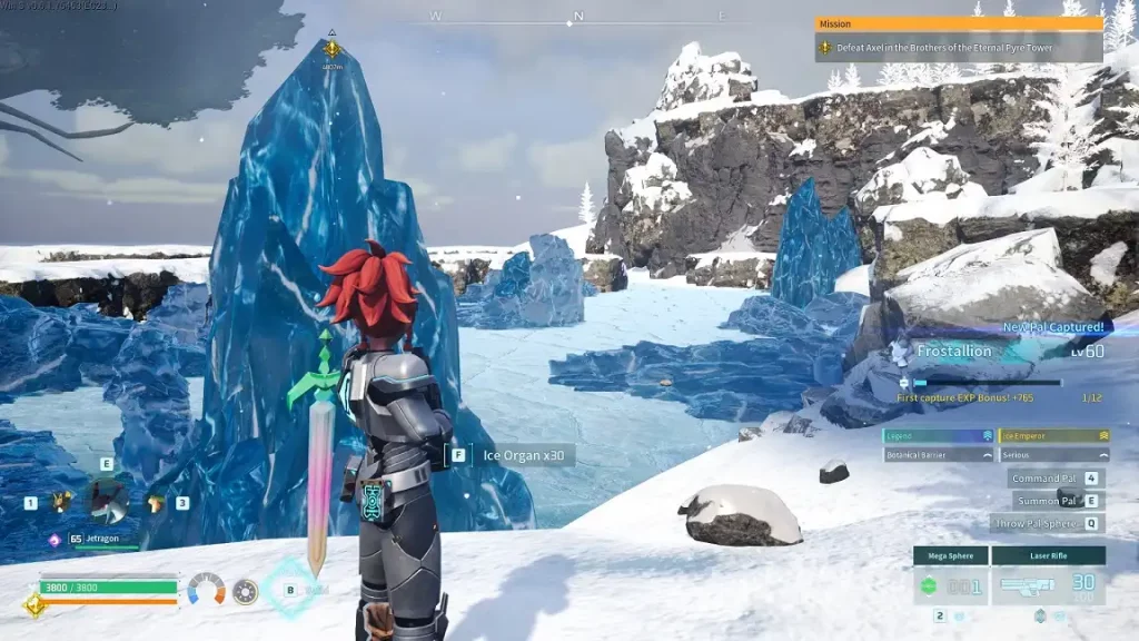 Palworld Frostallion Capture