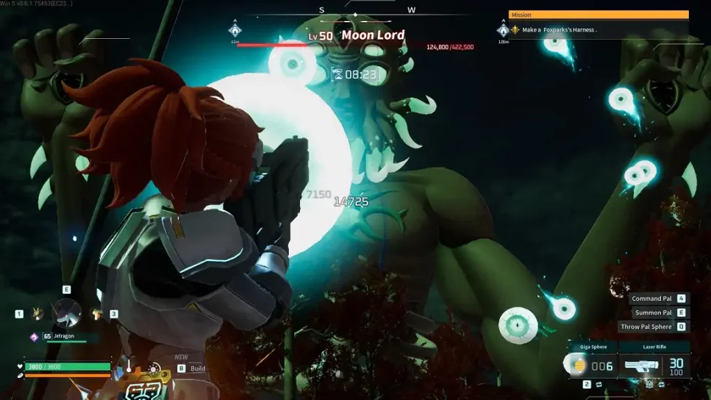 Palworld Moon Lord Fight