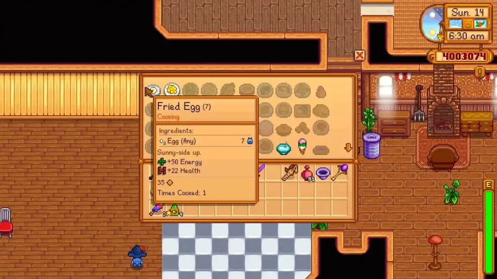 Stardew Valley How to Cook